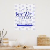 Key West Florida Segeln Poster (Küche)
