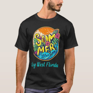 Key West Florida Sommermeer Strände Sun S T-Shirt