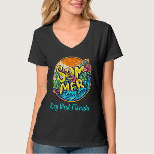 Key West Florida Sommermeer Strände Sun S T-Shirt