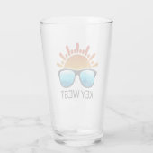 Key West Florida Sonnenbrille Glas (Rückseite)