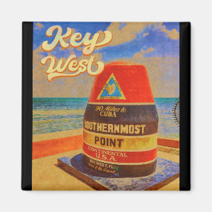 Key West Florida Sonnenuntergang Urlaubs-Souvenirs Magnet