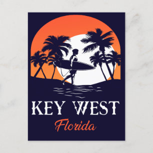 Key West Florida Sonnenuntergang Urlaubs-Souvenirs Postkarte