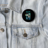 Key West Florida Souvenir Wasserfarbe Meeresschild Button (Beispiel)