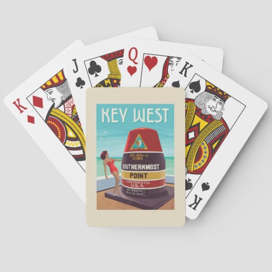 Key West | Florida Spielkarten (Rückseite)