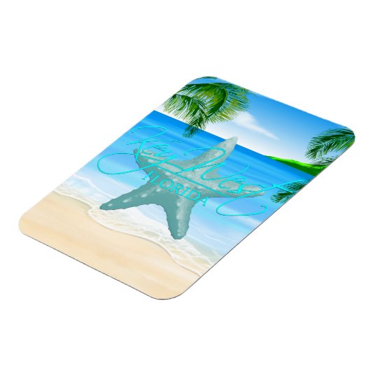 Key West Florida Starfish Magnet (Linke Seite)