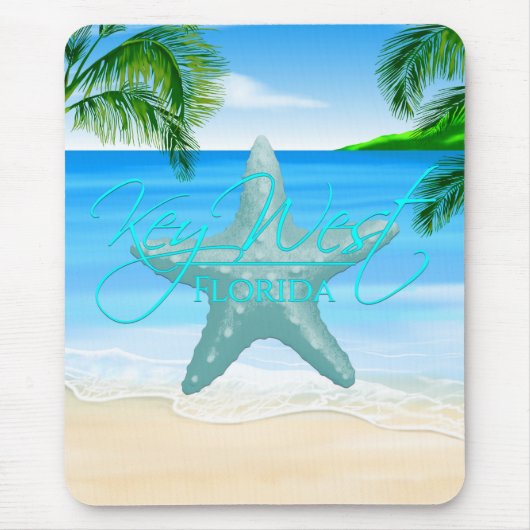 Key West Florida Starfish Mousepad (Vorne)