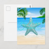 Key West Florida Starfish Postkarte (Vorne/Hinten)