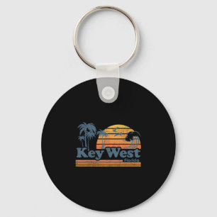 Key West Florida Strand Vintage Frühjahrsferien  Schlüsselanhänger