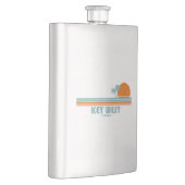 Key West Florida Sun Palm Trees Flachmann (Rechts)