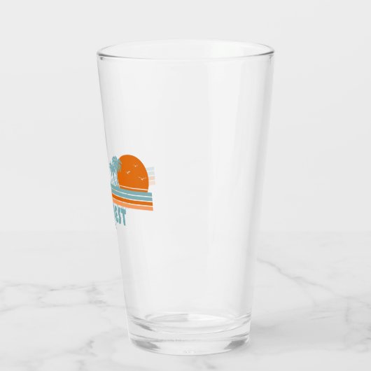 Key West Florida Sun Palm Trees Glas (Links)