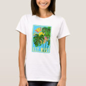 Key West Florida Sunshine Tropical Vacation T-Shirt (Vorderseite)