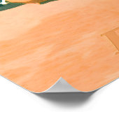 Key West Florida Travel Repro Poster Beach Retro (Ecke)