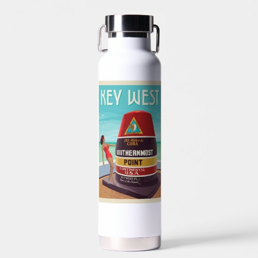 Key West | Florida Trinkflasche (Vorne)
