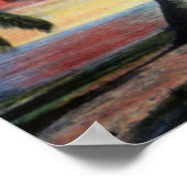 Key West Florida Tropischer Sonnenuntergang Poster (Ecke)