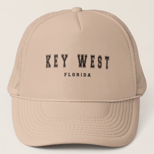 Key West Florida Truckerkappe (Vorderseite)