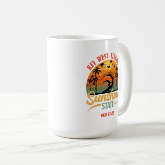 Key West Florida Urlaub Kaffeetasse (VorderseiteRechts)