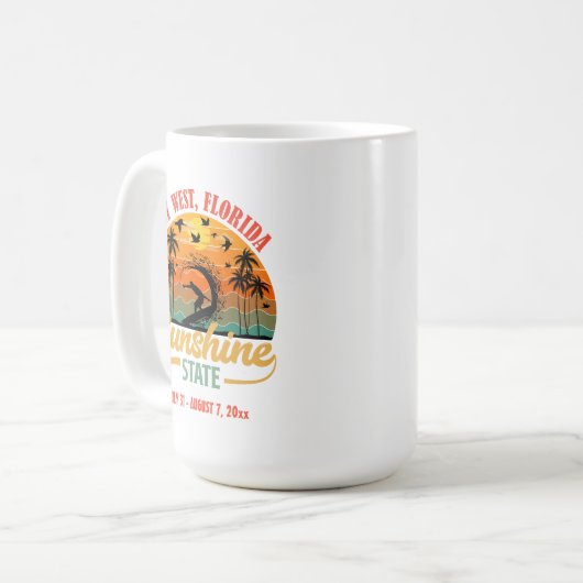 Key West Florida Urlaub Kaffeetasse (Vorderseite Links)