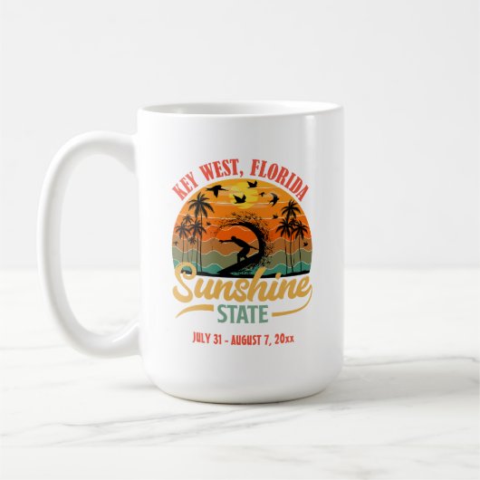 Key West Florida Urlaub Kaffeetasse (Links)
