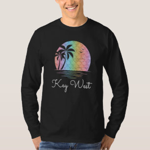 Key West Florida Urlaub Strand Meerjungfrau Famili T-Shirt