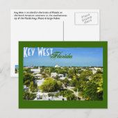 Key West, Florida, USA Postkarte (Vorne/Hinten)