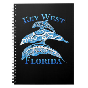 Key West Florida Vacation Tribal Delphine Notizblock