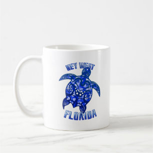 Key West Florida Vacation Tribal Turtle Kaffeetasse
