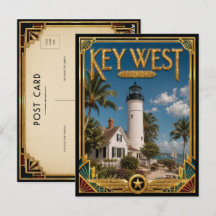 Key West Florida Vintage Art Deco Golden Age