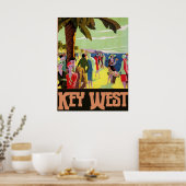 Key West Florida Vintage Kunstwerke Poster (Küche)