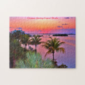Key West Florida - Weihnachtsgrüße Puzzle (Horizontal)