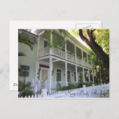 Key West Florida Zuhause Postkarte (Vorne/Hinten)