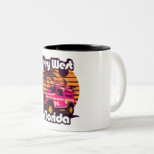 Key West Florida Zweifarbige Tasse (VorderseiteRechts)