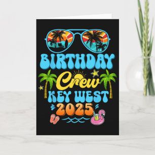 Key West Geburtstags-Crew-Urlaubskreuzfahrt 2025 S Karte