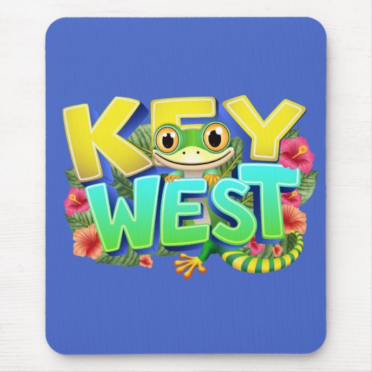 Key West Gecko Florida Mousepad (Vorne)