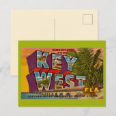 Key West Gruß  Postkarte (Vorne/Hinten)