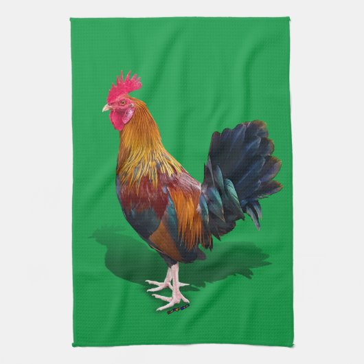 Key West - Gypsy Rooster Geschirrtuch (Vertikal)