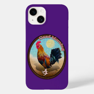 Key West - Gypsy Rooster Guten Morgen Vintage Oval Case-Mate iPhone 14 Hülle