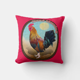 Key West - Gypsy Rooster Guten Morgen Vintage Oval Kissen