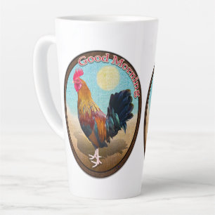 Key West - Gypsy Rooster Guten Morgen Vintage Oval Milchtasse