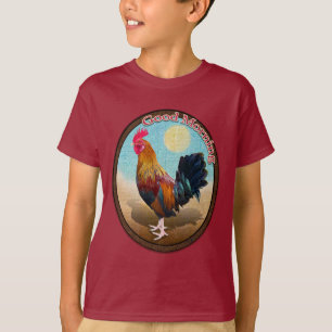 Key West - Gypsy Rooster Guten Morgen Vintage Oval T-Shirt