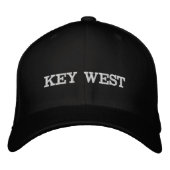 Key West Hat Bestickte Baseballkappe (Vorderseite)