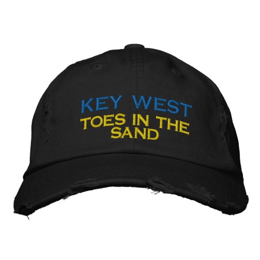 KEY WEST HAT BESTICKTE BASEBALLKAPPE (Vorderseite)