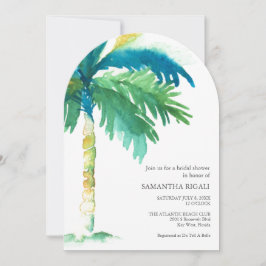 Key West Inspired Tropical Bridal Shower Einladung