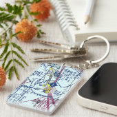 Key West Int. Flughafendiagramm / Taxistand Schlüsselanhänger (Vorderseite rechts)