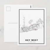 Key West Karte (Vorne/Hinten)