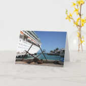 Key West - Leere Grußkarte Karte (Gelbe Blume)