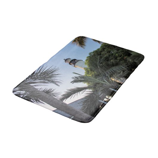 Key West Lighthouse, Florida Badematte (Schrägansicht)