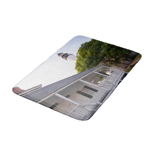 Key West Lighthouse, Florida Badematte (Schrägansicht)