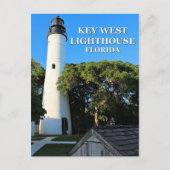 Key West Lighthouse, Florida Postcard Postkarte (Vorderseite)