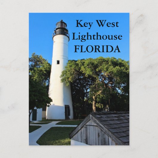 Key West Lighthouse, Florida Postcard Postkarte (Vorderseite)