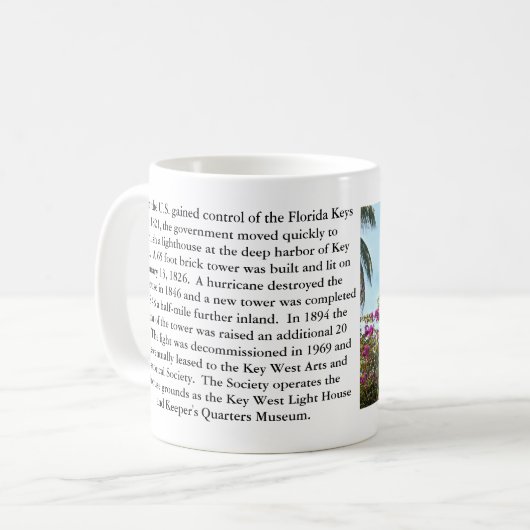 Key West Lighthouse, Florida Tasse (Vorderseite Links)